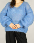 Blue mohair sweater by Danish brand Americandreams