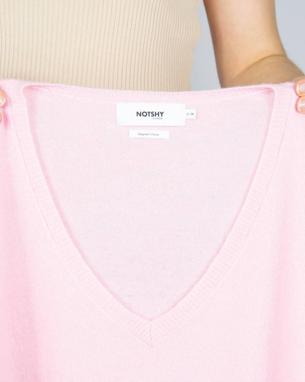 Colourful cashmere sweater by NOTSHY