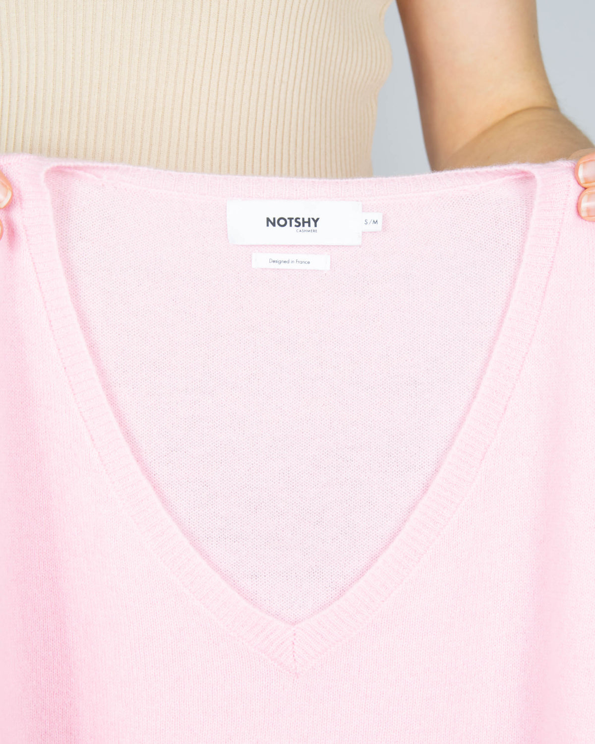 Colourful cashmere sweater by NOTSHY