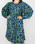 New cotton dress with a plum print by PIECES