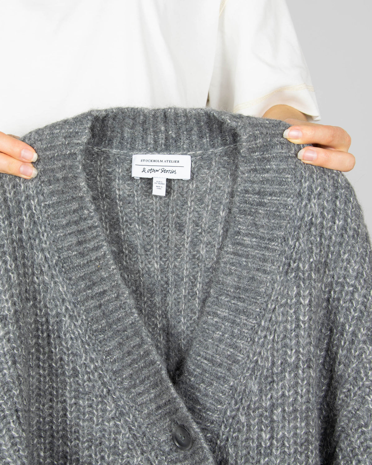 Grey wool and alpaca sweater by & Other Stories