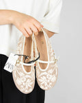New embroidered ballet flats by Zara