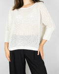Cream wool and cashmere sweater by HERZEN’S ANGELEGENHEIT