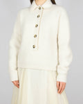 Cream alpaca and wool sweater by H&M Premium Selection