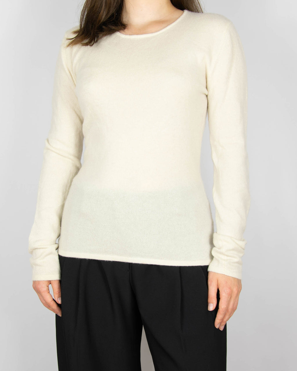 Cream cashmere sweater by NOTSHY