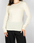 Cream cashmere sweater by NOTSHY