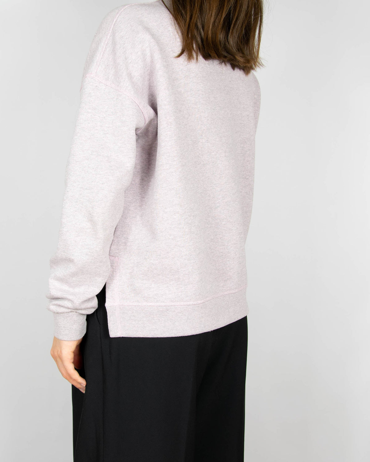 Purple and grey crewneck sweatshirt by GANNI