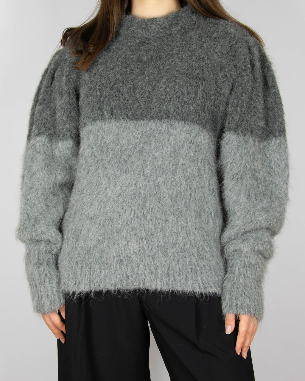Grey alpaca sweater by Copenhagen Muse