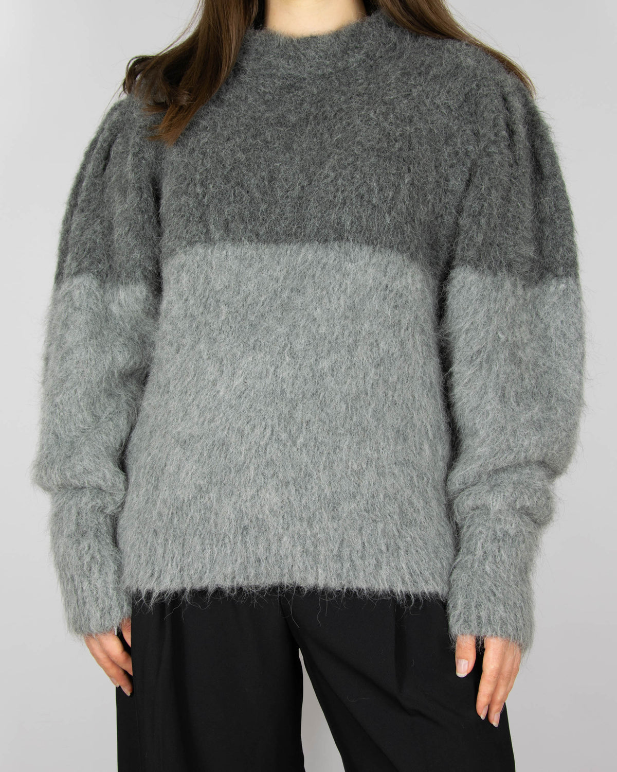 Grey alpaca sweater by Copenhagen Muse