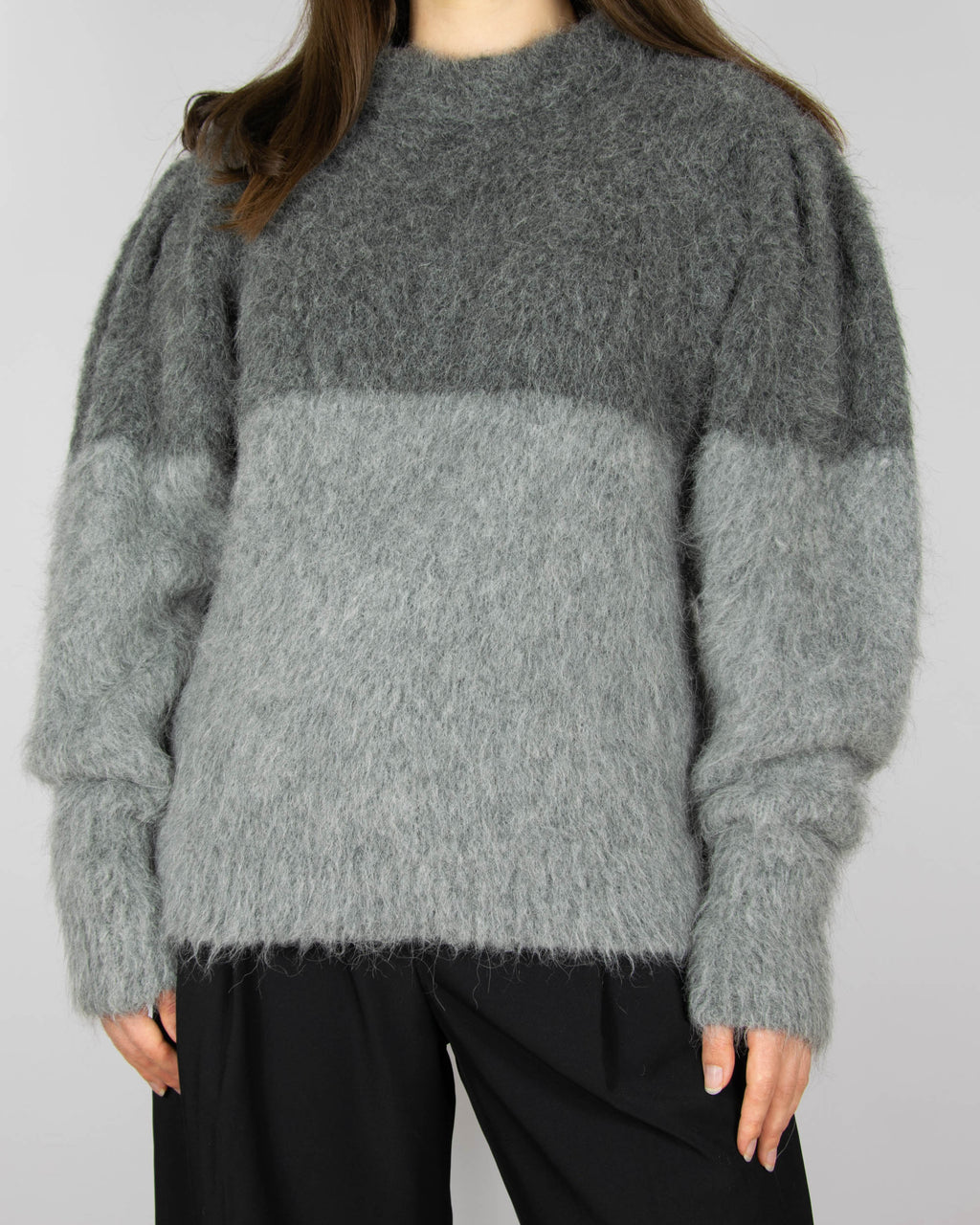 Grey alpaca sweater by Copenhagen Muse