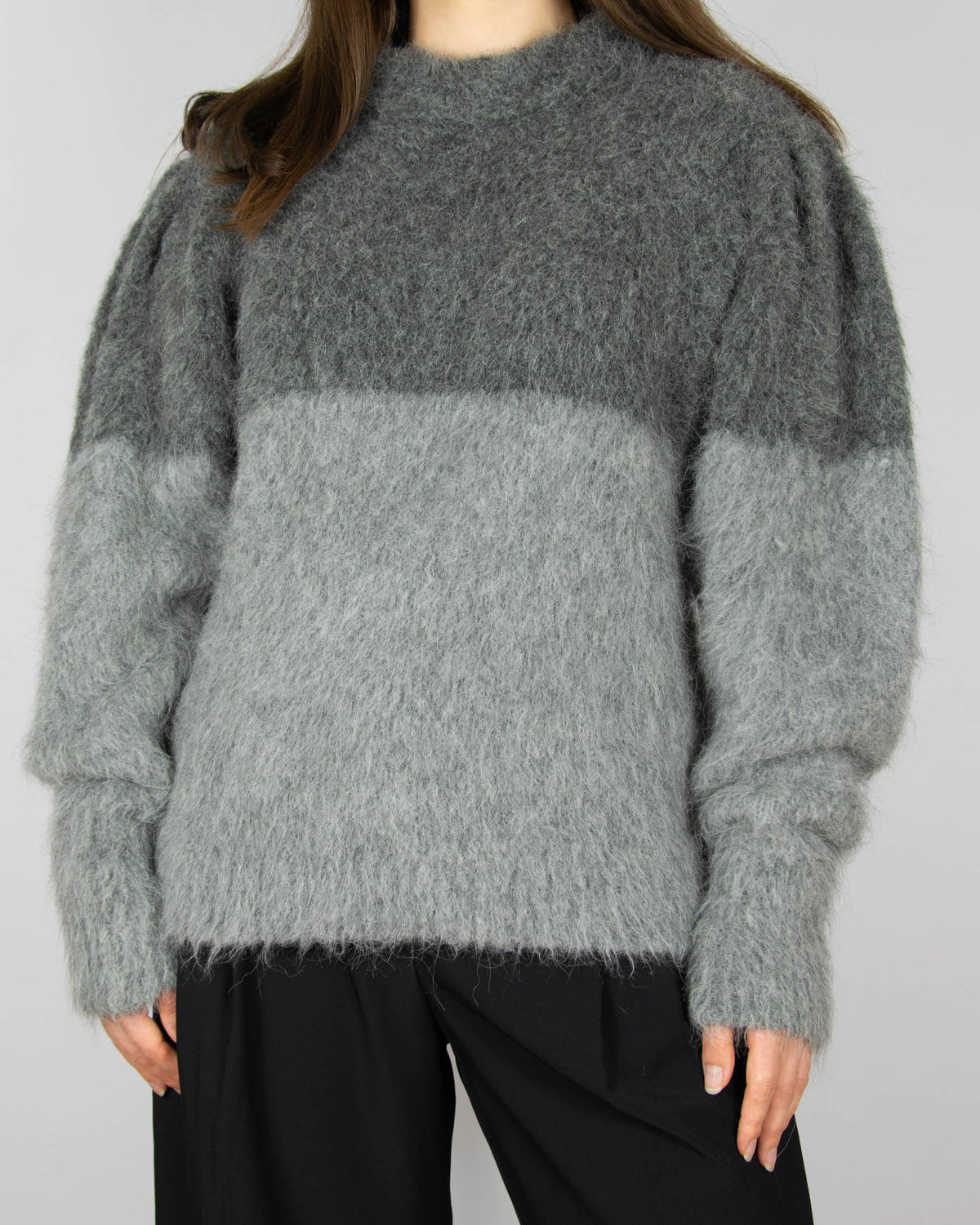 Grey alpaca sweater by Copenhagen Muse