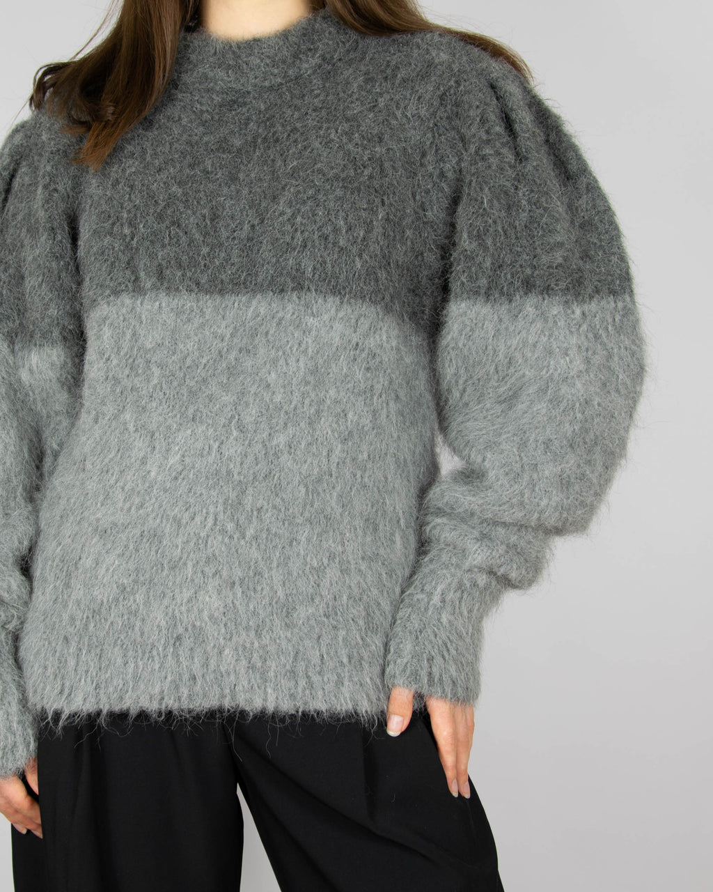 Grey alpaca sweater by Copenhagen Muse