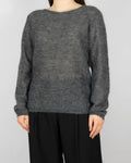 Grey lightweight mohair sweater by Filippa K