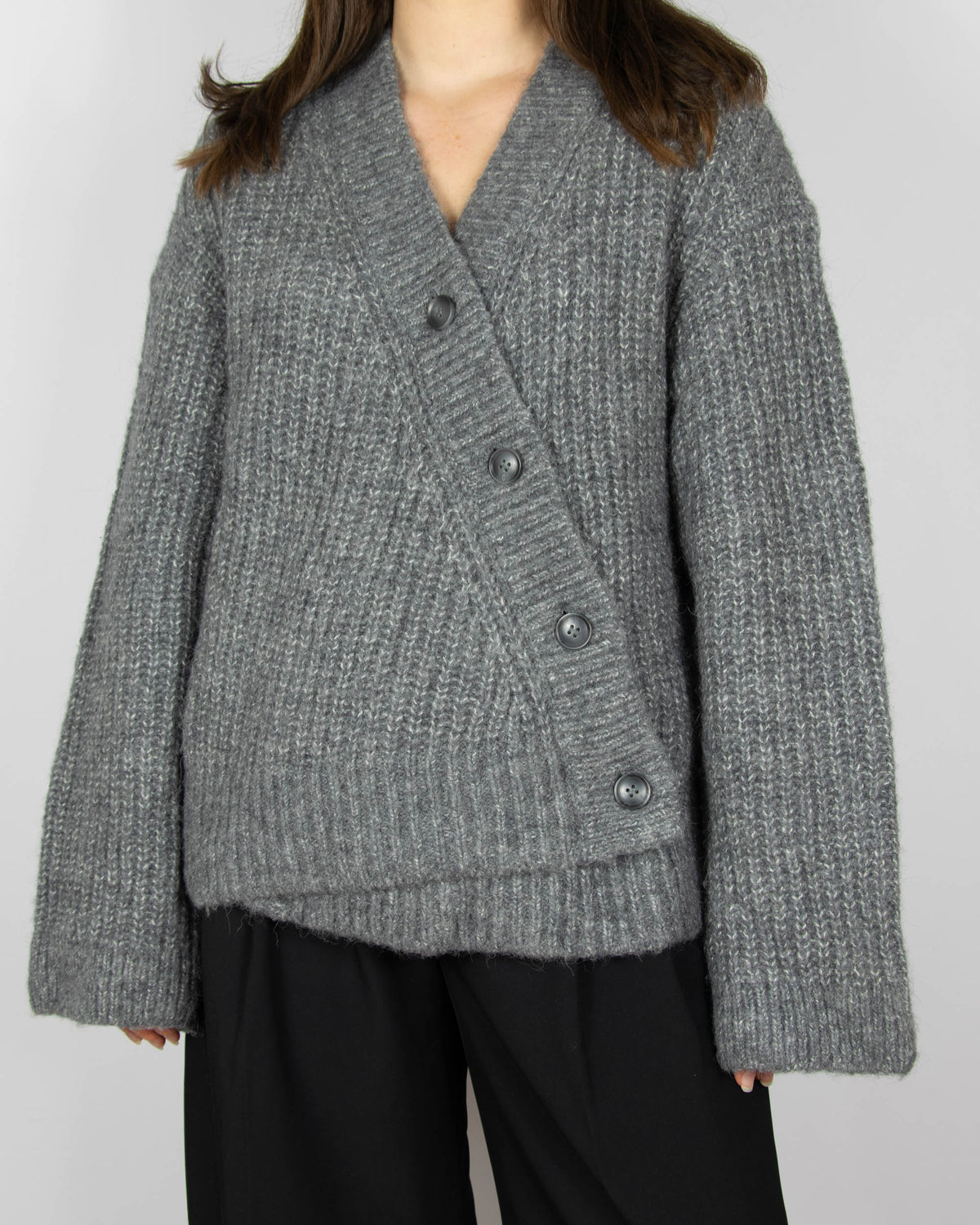 Grey wool and alpaca sweater by & Other Stories
