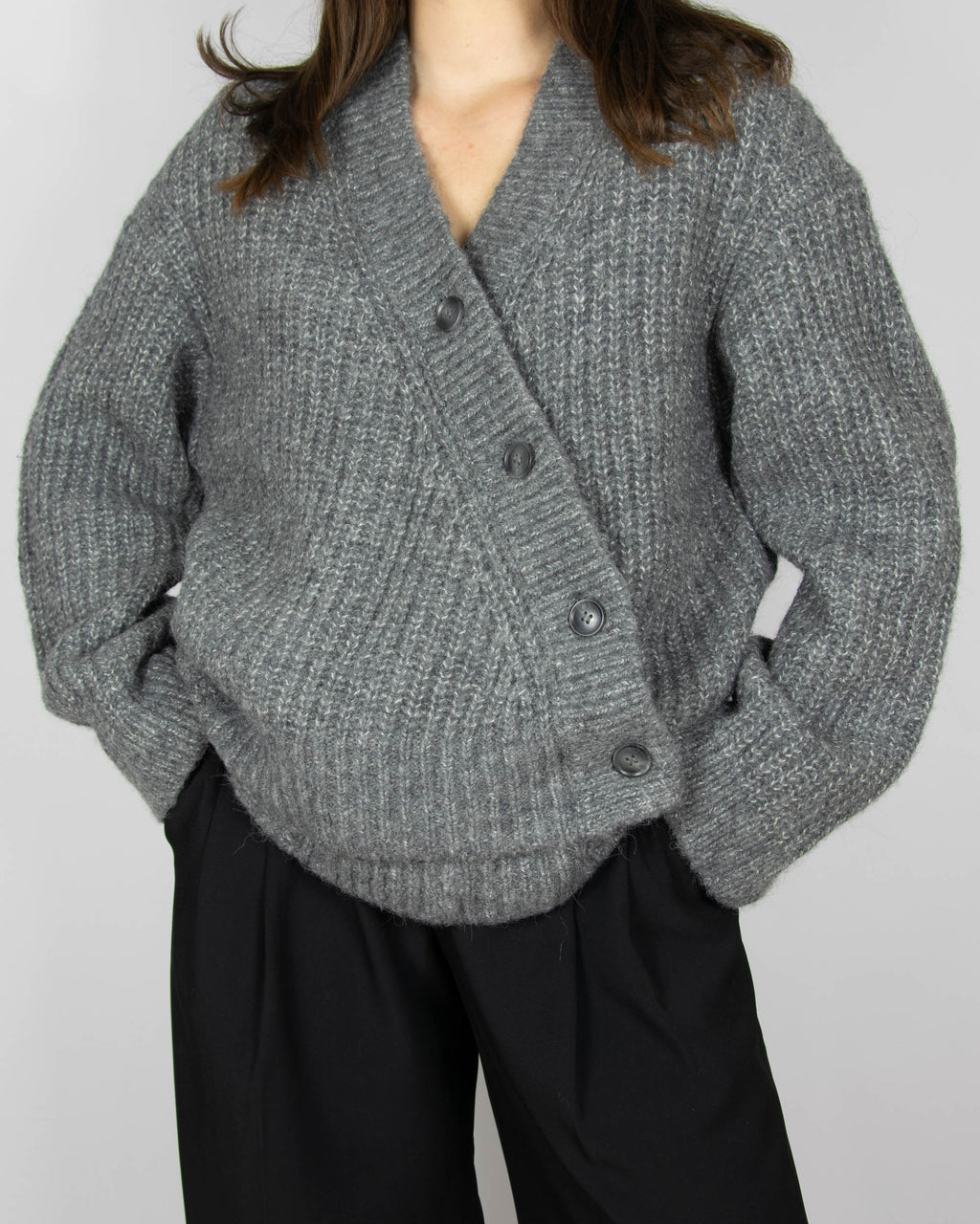 Grey wool and alpaca sweater by & Other Stories