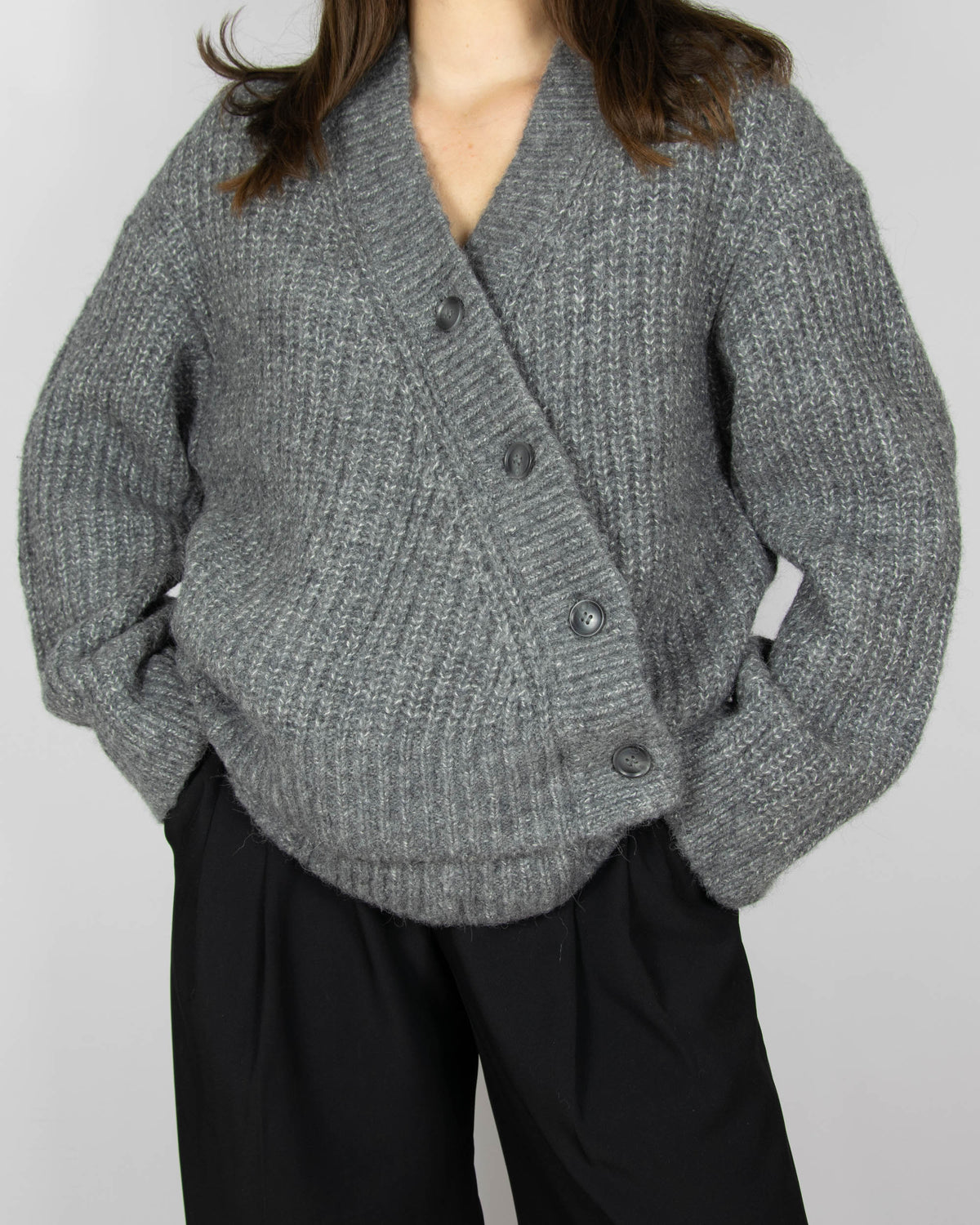 Grey wool and alpaca sweater by & Other Stories