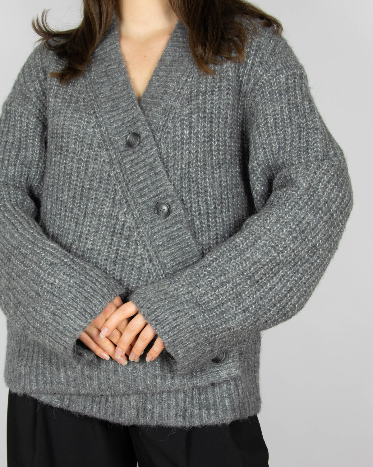 Grey wool and alpaca sweater by & Other Stories