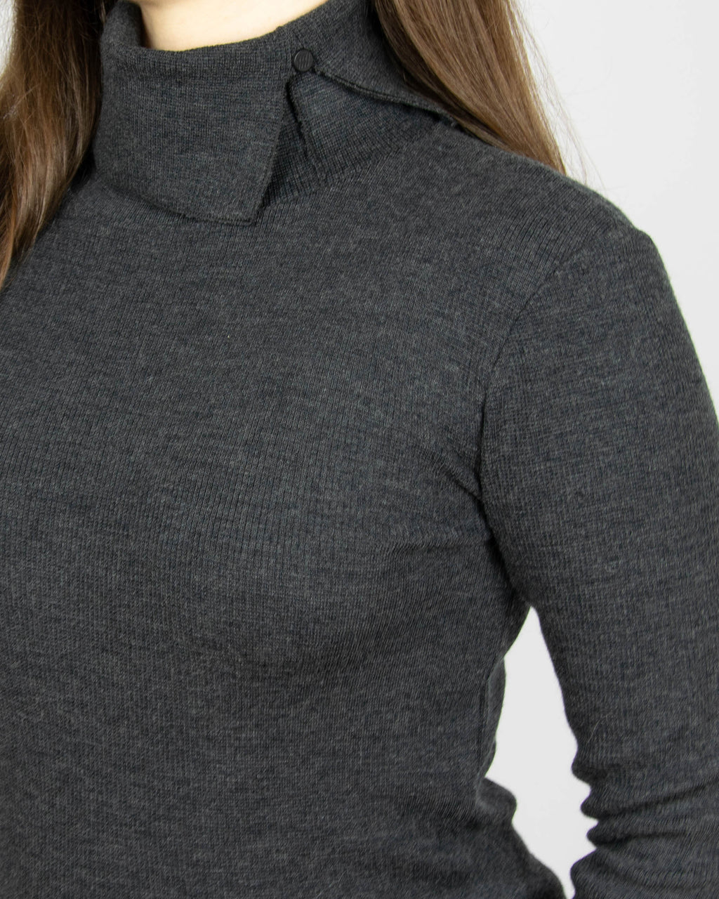New dark grey merino wool sweater by WE NORWEGIANS
