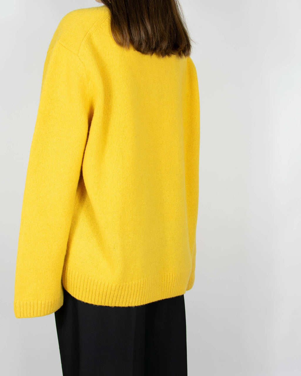 Yellow wool sweater by ARKET
